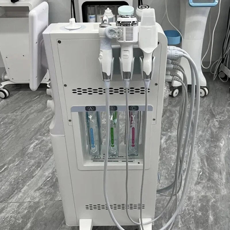 Profesyonel Mikrodermabrazyon 6 In 1 Su Oksijen Cilt Bakımı Derin Temizlik Hydra Dermabrazyon Yüz Makinesi Su Aqua Peeling