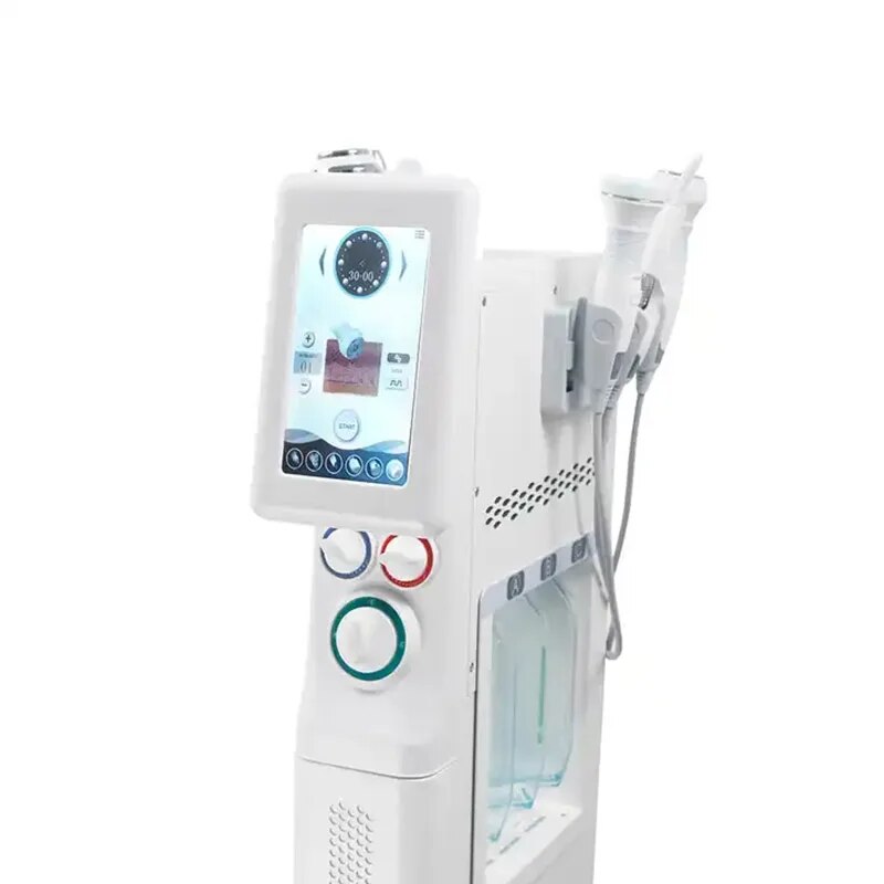 Профессиональная микродермабразия 6 в 1, водный кислородный уход за кожей, глубокая очистка, гидра-дермабразия, машина для лица, водный аква-пилинг