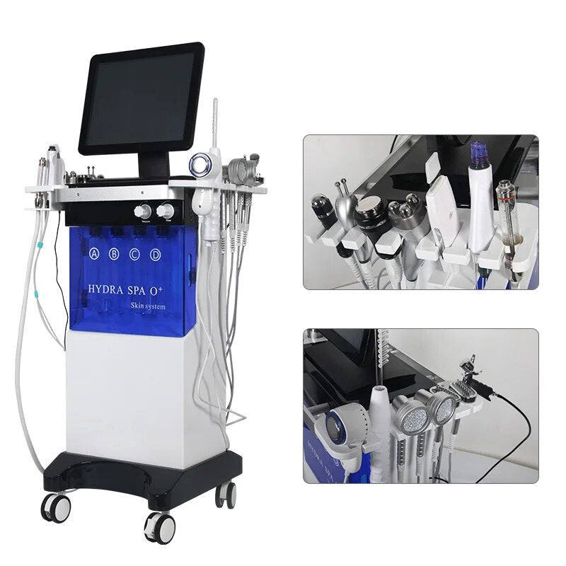 Professional Multifunctional 14in 1 Machine Beauty SPA Oxygen Water Diamond Dermabrasion Facial Cleaning