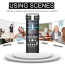 Profesyonel Sesle Aktifleşen Dijital Ses Kaydedici 8GB/16GB/32GB Usb Kesintisiz 100saat Kayıt Pcm 1536kbps Harici Mikrofon