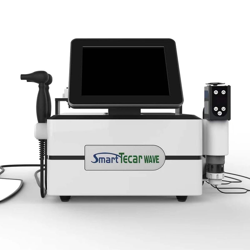RET/CET Diathermy kapacitív és rezisztív energiatranszfer Tecar EMS elektromos izomstimulációs lökéshullámú fizioterápiás gép