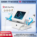 Micro máquina de radiofrequência com martelo frio rf pele fracionária que aperta a remoção das estrias das cicatrizes da acne para o salão de beleza