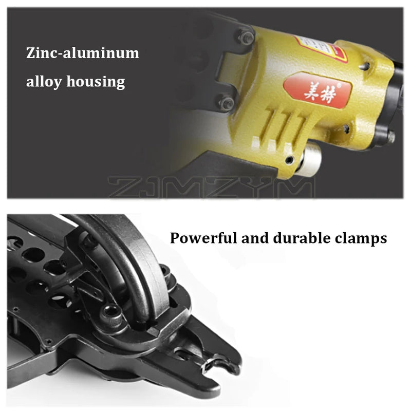 Amazon.com: Aluminum Alloy Nail Gun Black Automatic Chain Nail Gun Electric  Drill Screw Tightening Equipment Woodworking Tool with Rubber Ring for  Electric Drill : Tools & Home Improvement