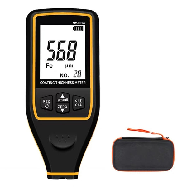 SW-6310A Digital Paint Coating Thickness Gauge Handheld 0-1700um Auto Paint Thickness Gauge FE/NFE Paint Film Thickness Tester