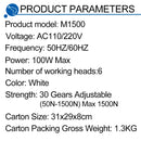 Pistola de corrección eléctrica 1500N, instrumento ajustable espinal, masajeador corporal Cervical de impulso, herramientas de ajuste quiropráctico, nuevo