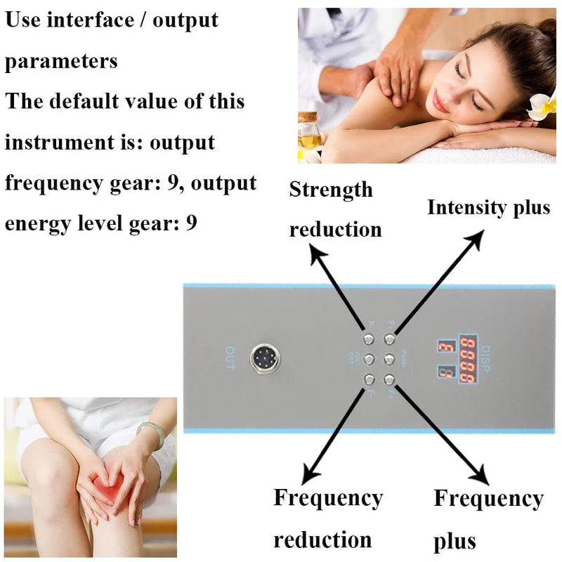 Herramienta de ajuste quiropráctico de ondas de choque, masajeador 2 en 1, tratamiento ED, alivio del dolor, relajación corporal, máquina de terapia de ondas de choque