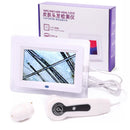 Skin Analyzer 7 tum 50X/200X Magnifying Sceptre Analyzer 500W HD Skin Scanner Hårfollikelolja Fuktpigmenttestare Hårbotten