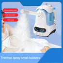 Pequena bolha com spray aparelho de beleza facial hidratante facial 6 em 1 hidrogênio e oxigênio limpeza profunda da pele