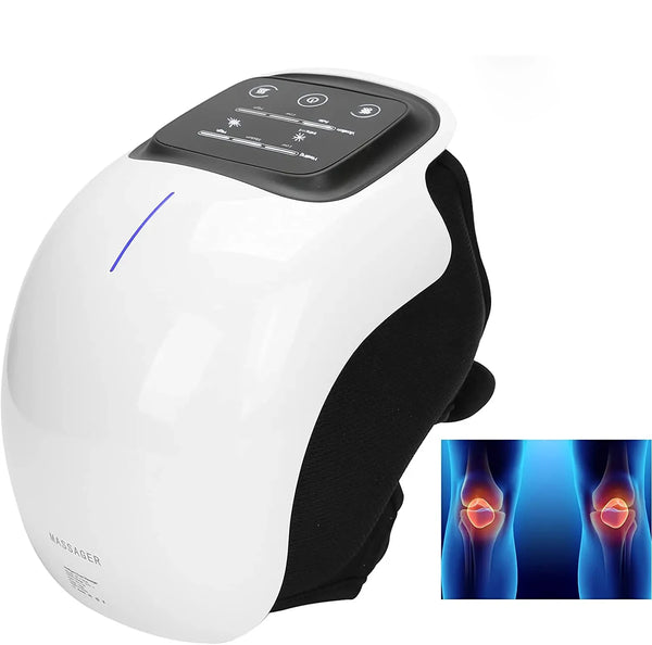 Massageador de joelho inteligente aquecimento elétrico joelheira pressoterapia de ar 2023 massageador artrite dor terapia alívio articular infravermelho