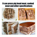 Kare Jambon Pres Kalıp Paslanmaz Çelik Et Pişmiş Et Sığır ve Kuzu için Kalıp Mutfak Aracı Presleme