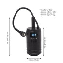 Tattoo Cartridge Grips Trådlöst Tattoo Power Supply 1600mAh Tattoo Batterigrepp Gränssnitt för Tattoo Motor Machine