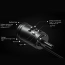 Tattoo Cartridge Grips Trådlöst Tattoo Power Supply 1600mAh Tattoo Batterigrepp Gränssnitt för Tattoo Motor Machine