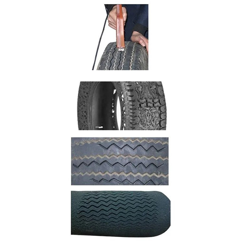 Macchina per il taglio della gomma elettrica per la scanalatura del ferro della lama dei pneumatici dell'auto per la scanalatura del ferro