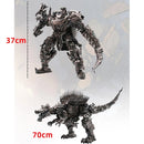 ألعاب التحول تزدري Grimlock AOYI BMB LS11 LS-11 مجسم حركة 37 سنتيمتر Dinobots القديم Behemoth ديناصور G1 أنيمي نموذج هدية