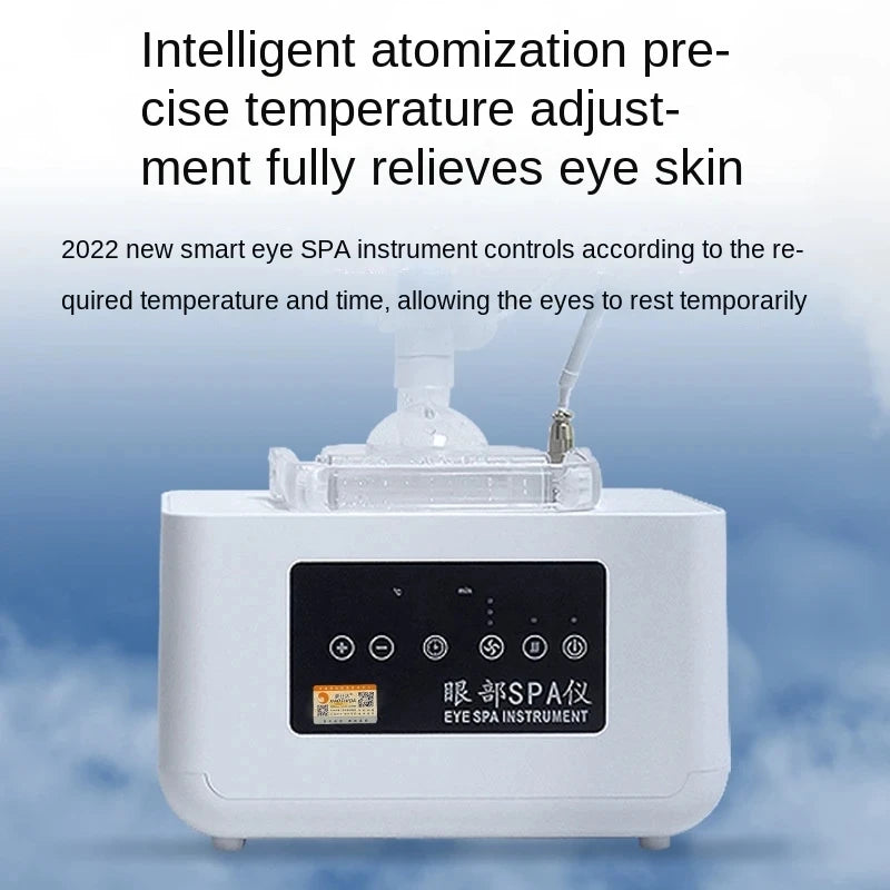 Nebulizzatore per occhi ad ultrasuoni Eye SPA Care Allevia l'affaticamento degli occhi secchi Fumigazione Impacco riscaldante Protezione per gli occhi Spray caldo e freddo NUOVO