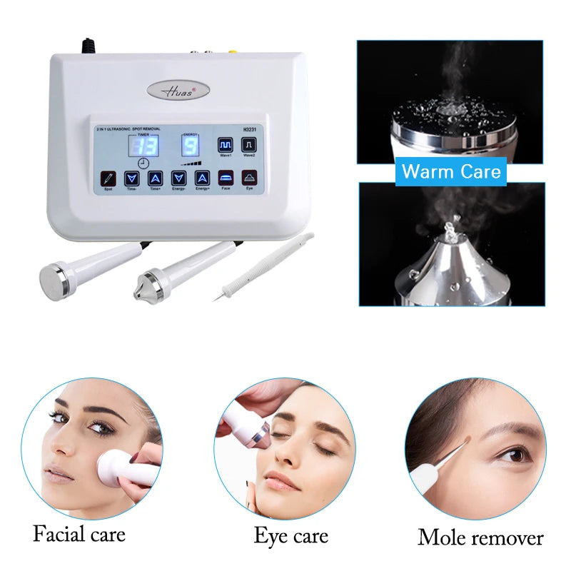 Ultradźwiękowa maszyna do twarzy usuwanie tatuażu punktowego Anti-Aging masażer do twarzy mikroplazma pióro do usuwania piegów urządzenie kosmetyczne