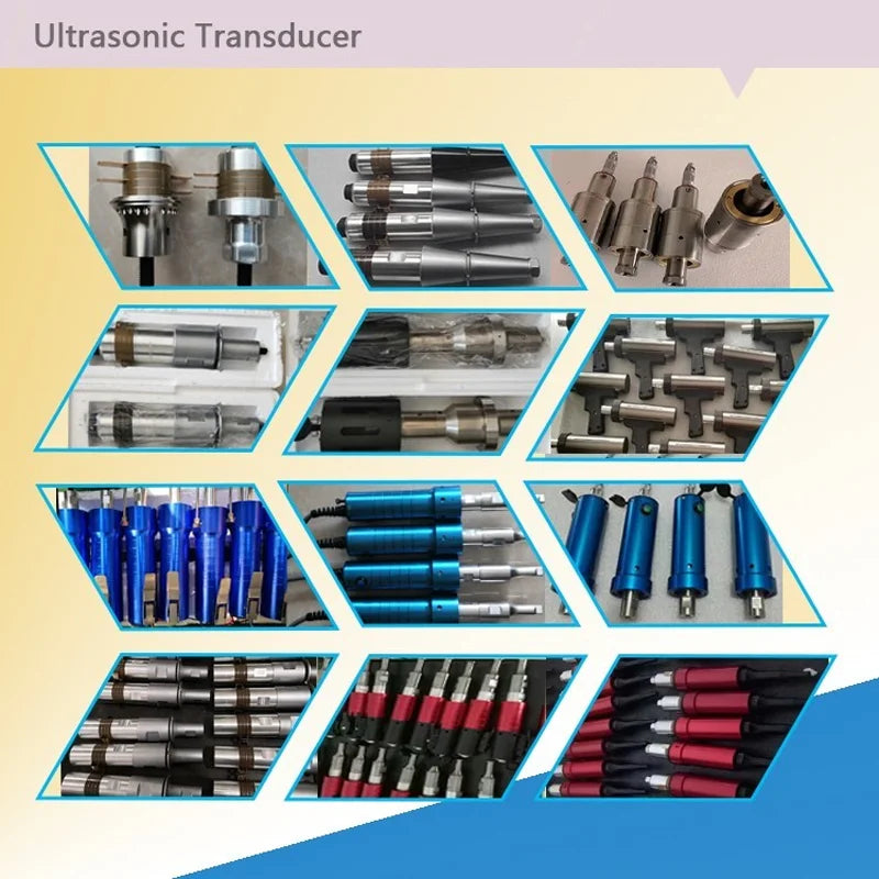 Accesorios para máquina de soldadura por puntos ultrasónica, molde ultrasónico, cabezal de soldadura ultrasónico, transductor de mango ultrasónico