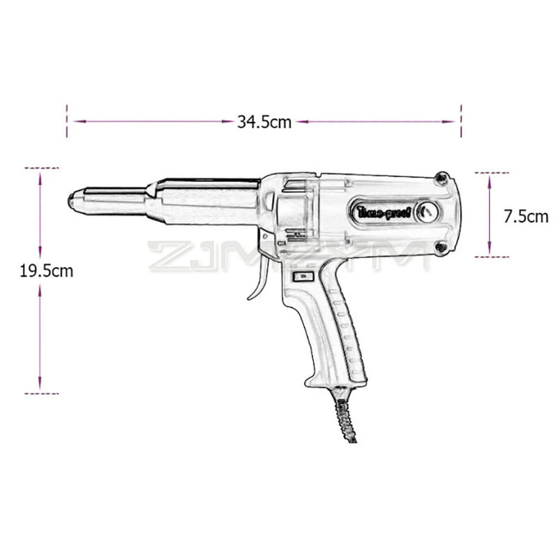 Electrical Blind Riveter | Heavy Duty Rivet Gun | Electric Riveter Gun ...