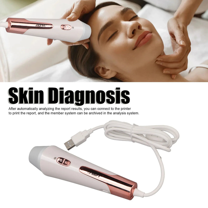 WIFI Intelligent Automatic Skin Analyzer Smart Detector Facial Scanner ...