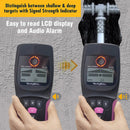 WS120 Мультисканер для поиска шпилек переменного тока, деревянные кабели, провода, трекер глубины, сантехнический сканер подземных стен, ЖК-звуковой сигнал