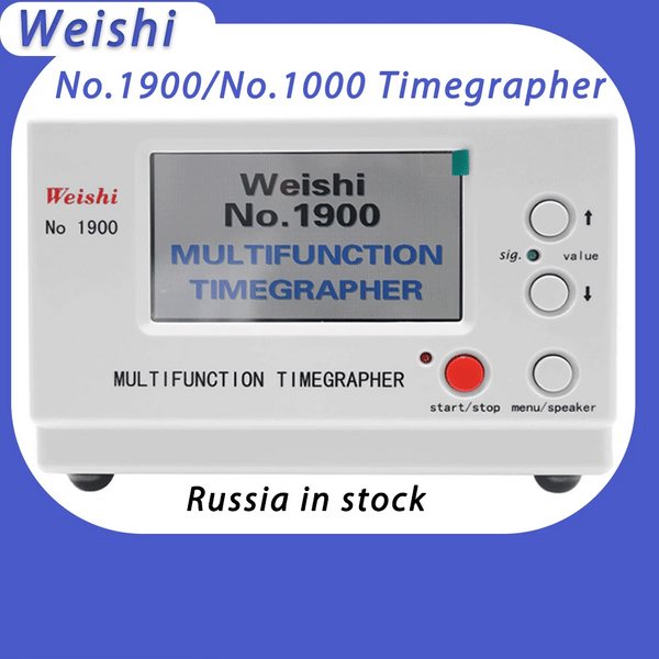 WeiShi No.1900/No.1000 Timegrapher Preċiż Mekkanika Watch Test Tiswija Għodda Strument Multifunzjonali