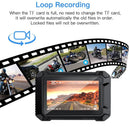 WiFi Motorcycle DVR Dash Cam 1080P+1080P Full HD Front Rear View Waterproof Motorcycle Camera GPS Logger Recorder Box