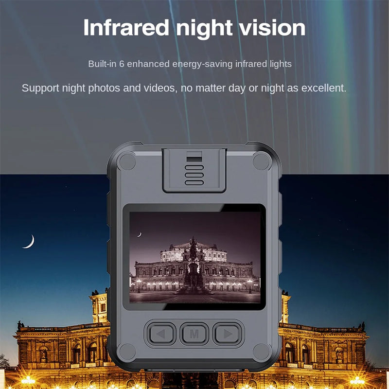 Wifi Hotspot HD 1080P Mini caméra sport caméra enregistreur extérieur application de la loi Vision nocturne enregistreur vidéo Police Bodycam