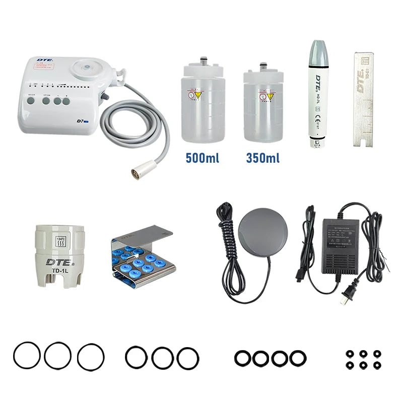 Woodpecker DTE D7 Dental Ultrasonic Scaler Oral Irrigator Tartar Removal Automatic Water Supply Cleansing Machine