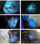 Лампа Вуда для анализатора кожи, ультрафиолетовая лампа, УФ-осмотр кожи, тест на красоту, увеличительный анализ лица, лампа витилиго