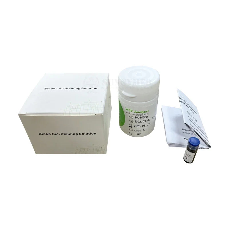 YISY-B2001 Bärbar POCT Dry 5-delad Diff WBC vita blodkroppsanalysator med LCD-skärm