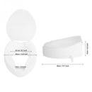 10cm Portable Raised Toilet Seat Elevated Toilet Seat Riser Removable Comfortable support Assists Disabled Elderly