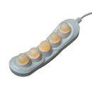 5ボール天然翡翠ヒータージェイド遠赤外線加熱療法マッサージデバイス