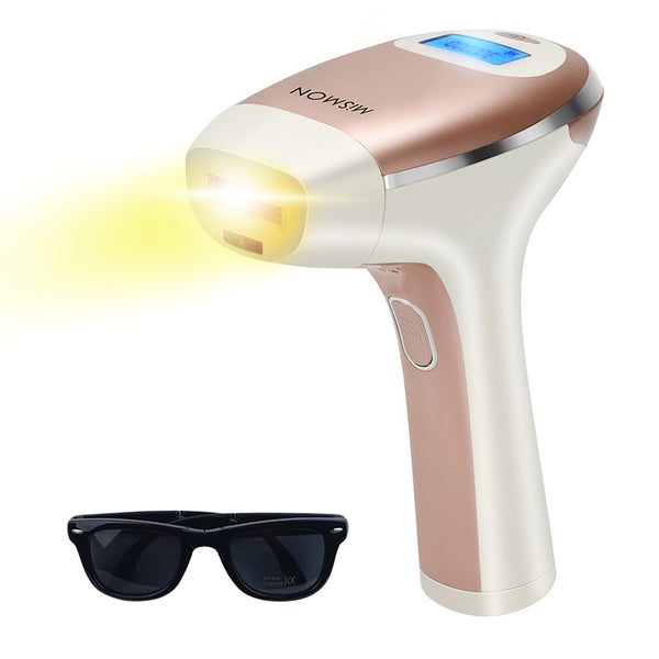 Лазерная эпиляция MiSMON MS-206B для женщин, устройство для удаления волос IPL для мужчин / женщин Постоянные результаты на лице и теле