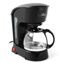 Automatic Espresso Electric Coffee Maker Black Drip Coffee Machine With Water Window High-quality cafe American 800w