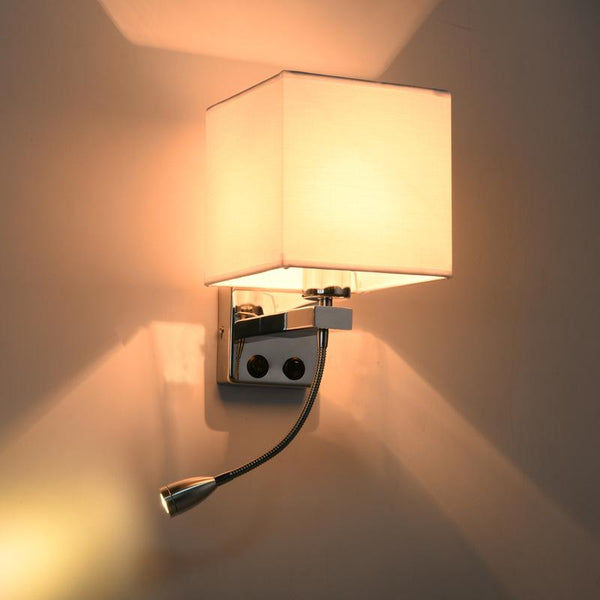 Moda moderna LED pano luminária de parede Home Sconce Light Hallway Quarto Casas de cabeceira Luzes Villa Ali88