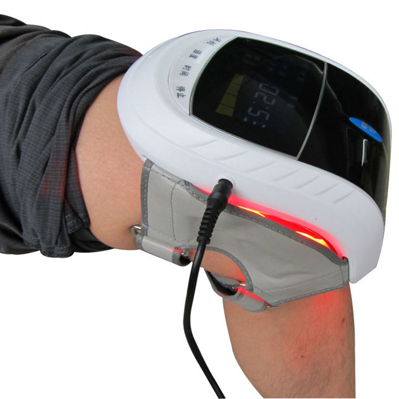 Masseur de genou au laser froid Douleur au genou Physiothérapie. Genouillère électrique pour arthrose polyarthrite rhumatismale 110-220V