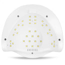 54W 태양 x UV LED 네일 램프 건조기 매니큐어 기계 36 LED 네일 건조기 램프 네일 젤 폴란드어 건조 경화 스마트 센서