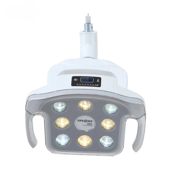 Luz Led clínica, bombilla de 8 Uds., lámpara Oral sensible sin sombras para unidad de silla Dental móvil de techo