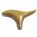 Cono de masaje trigonométrico de madera de alcanfor palo de masaje de madera tablero de gua sha palo de acupuntura