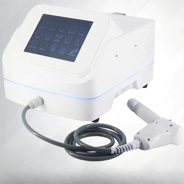 12Bar هوائي آلة العلاج بالمستخدمين لعام 2023 جديد ED علاج لتخفيف الآلام المهنية صدمة موجة الجسم الاسترخاء مدلك
