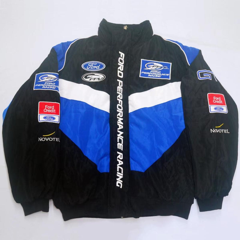 F1 Racing Jacket Ford Racing Team Leisure Jacket Embroidery Craft