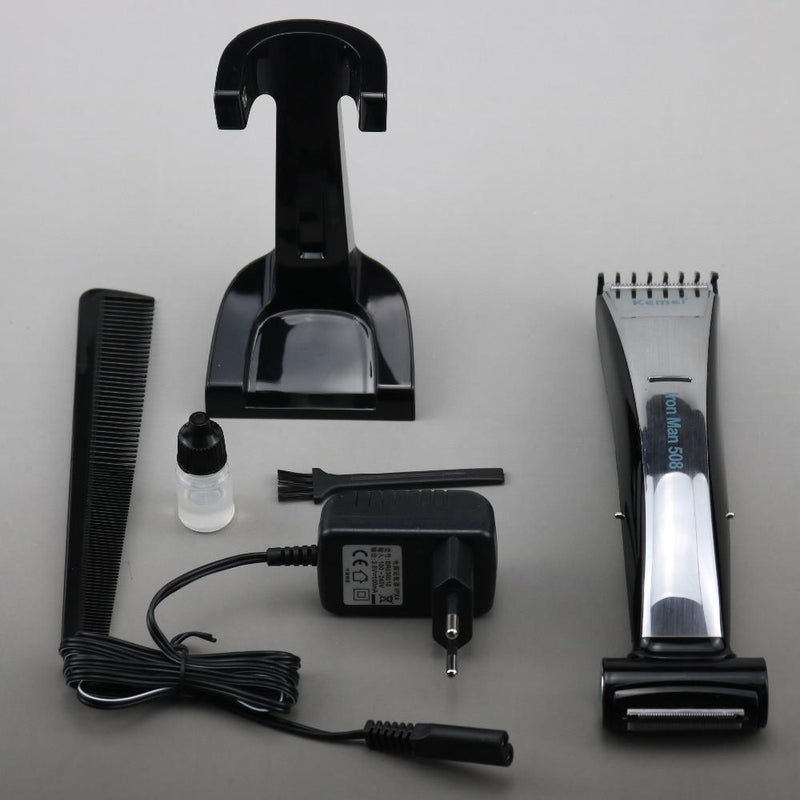 Basah & kering boleh dicas semula Body Groomer Kit Rambut Trimmer Electric Body Shaver Trimmer Untuk Lelaki Remover Remover Rambut Kembali Lengan Kaki
