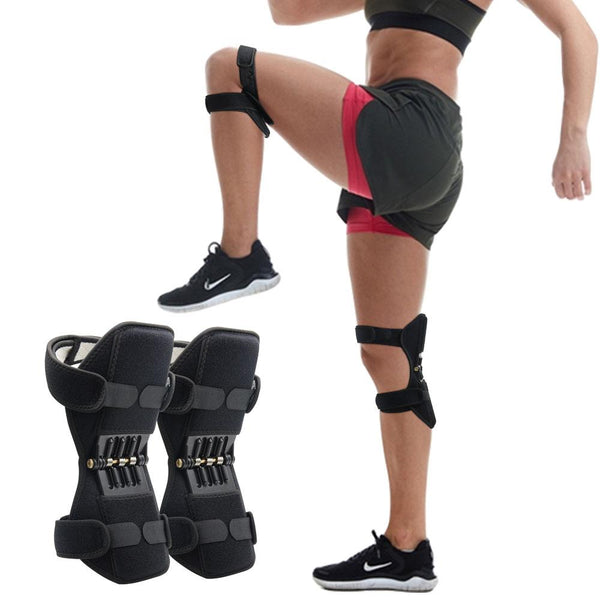 תמיכה במפרקים לנשימה ללא החלקה מגני ברכיים עוצמתי ריבאונד קפיצי כוח מאיץ ברכיים כוח מגני ברכיים כלי טיפוח