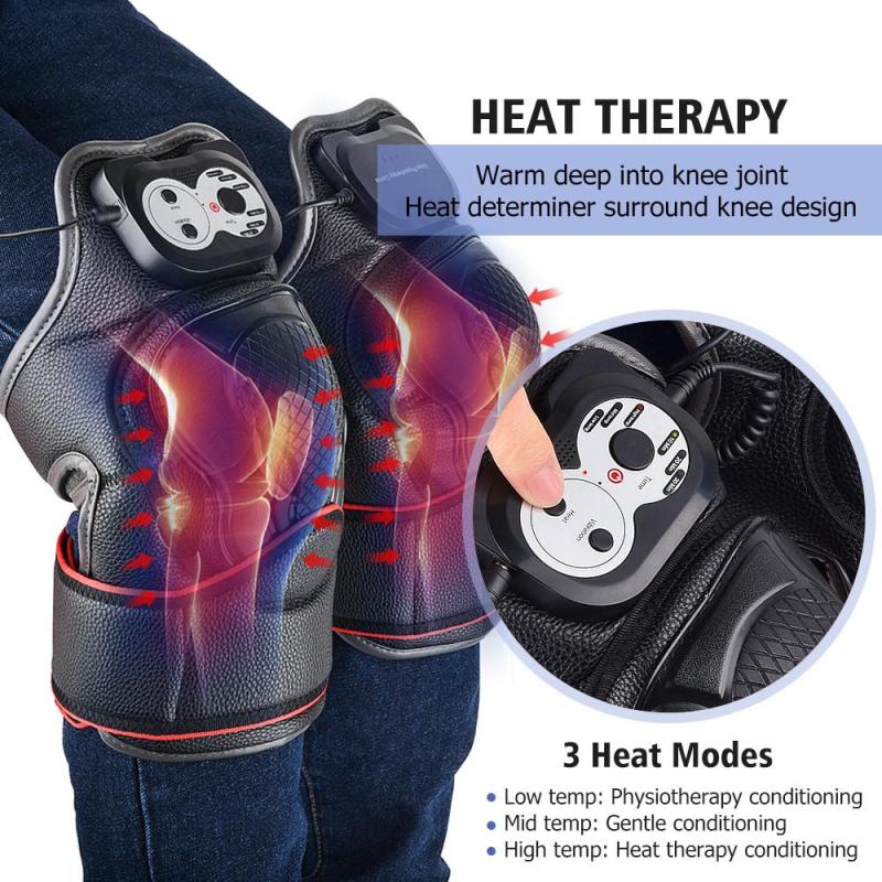 Joelho Magnético Vibração Aquecimento Massager Joint Fisioterapia Massagem Elétrica Massagem Dor Relevo Reabilitação Equipamentos Cuidados