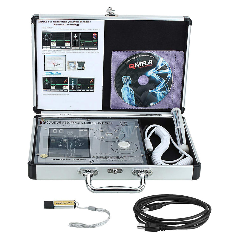8G Quantum Resonance Magnetic Japanese Technology Body Analyzer Machine for Full Body Check Up 49 Reports