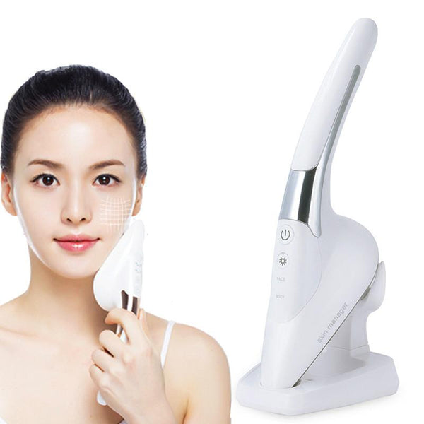 Beauty Star Skin Iron Microcurrent Massager Face Neck Body Massage Anti Wrinkle V-line Face Eye Lifting Skin Tightening Machine