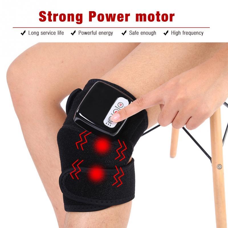 Knee Magnetic Vibration Heating Massager Joint Physiotherapy Massage Electric Massage Pain Relief Rehabilitation Equipment Care