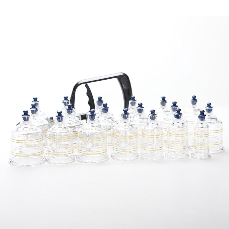 Massager-Gläser Vakuum-Saugtherapie-Schröpfen-Set-Dosen für Massage 19 Tassen Set
