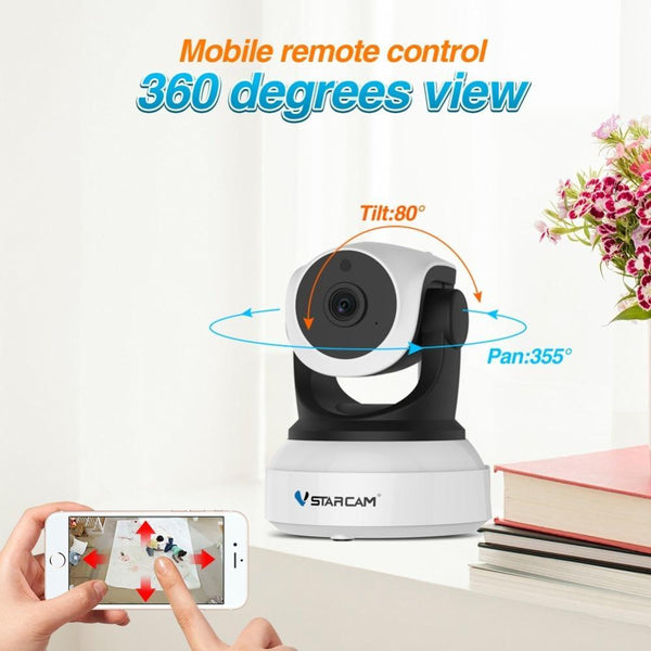 VStarcam C24S 1080PHDワイヤレスセキュリティIPカメラWifiIRカットナイトビジョンオーディオ録音ネットワーク屋内ベビーモニター