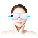 Eyes SPA Music SPA Masseur oculaire électrique à pression d'air. Appareil de massage de thérapie par chauffage magnétique à vibration sans fil. (Blanc)